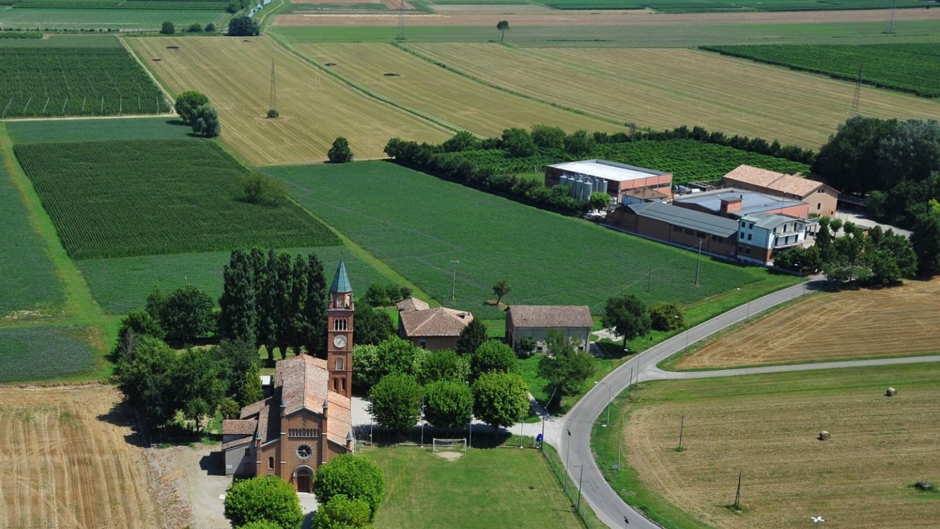 Lini 910 vingård i Correggio, Emilia Romagna